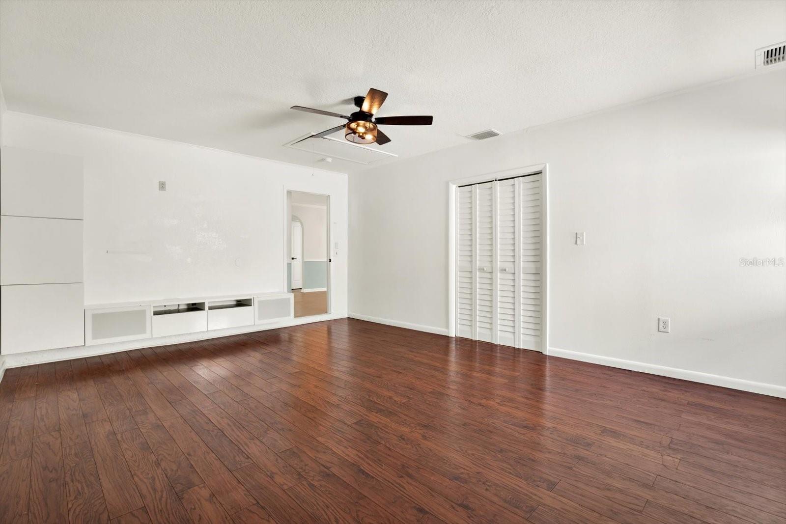 Converted garage space