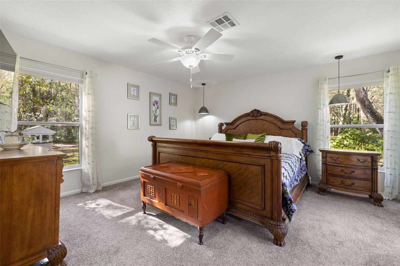 Large Primary Bedroom with ensuite Spa Like Bath