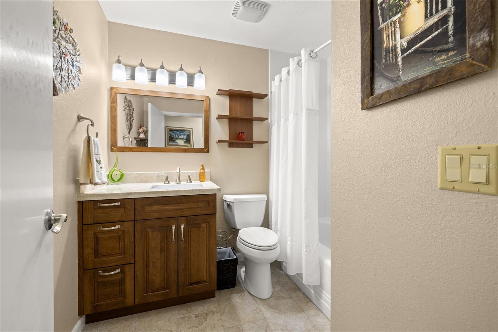 Main Bath with Updated Vanity