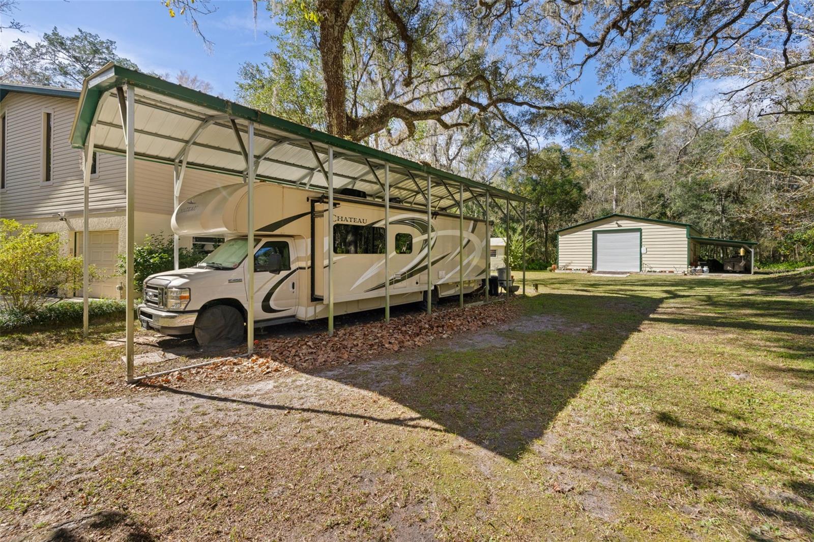 RV Carport with Electric