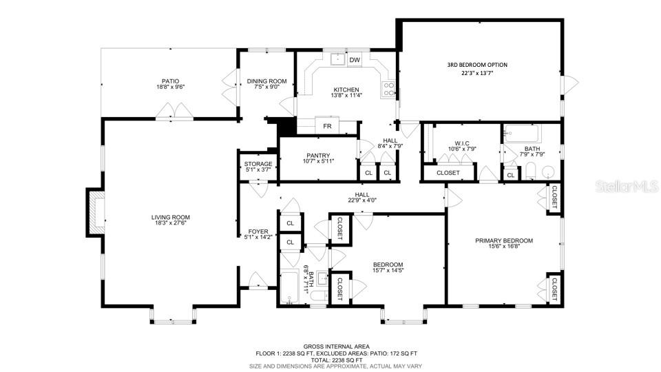 Floor plan for the house