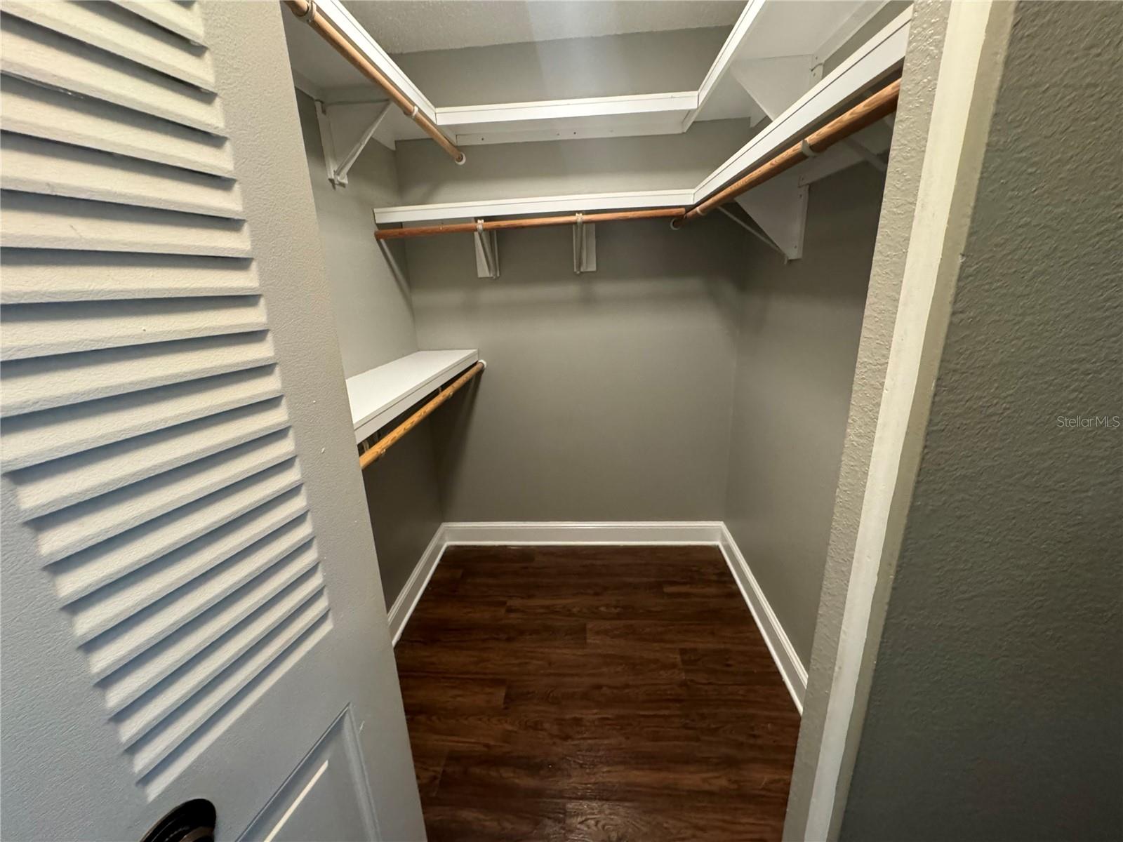 Primary walk-in closet