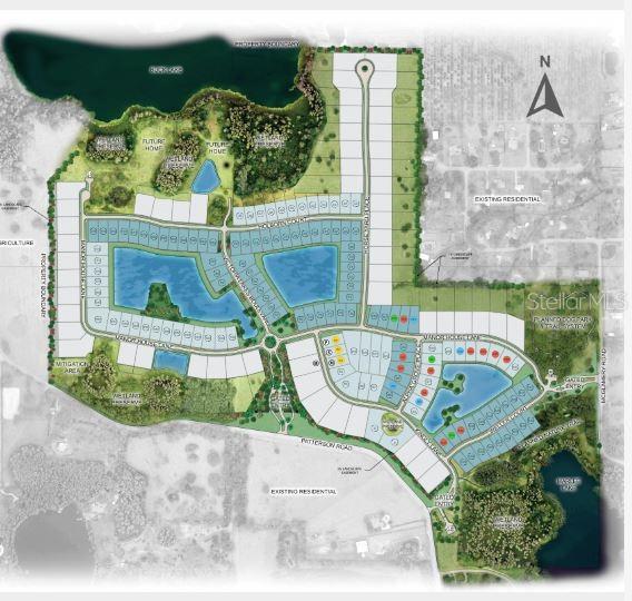 Victoria Lakes Site Map