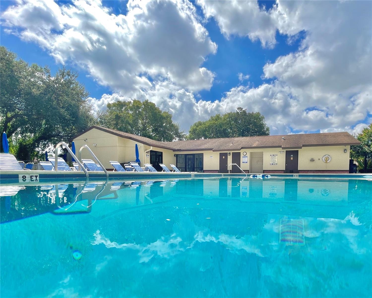 Community pool and clubhouse