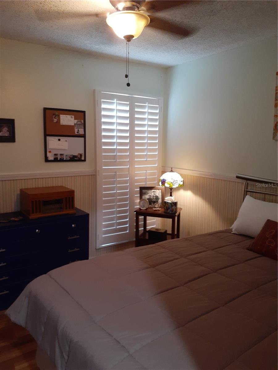 3rd Bedroom with Planter shutters