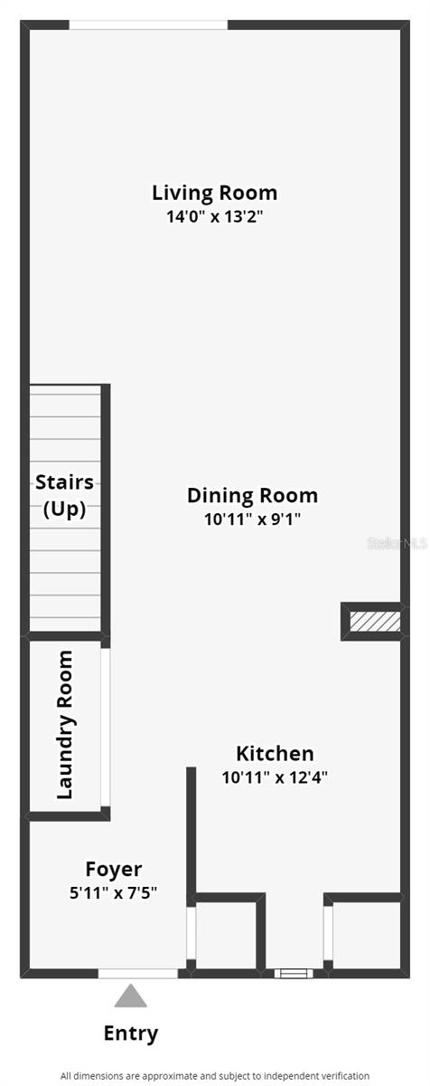 Floor plan for 1st floor