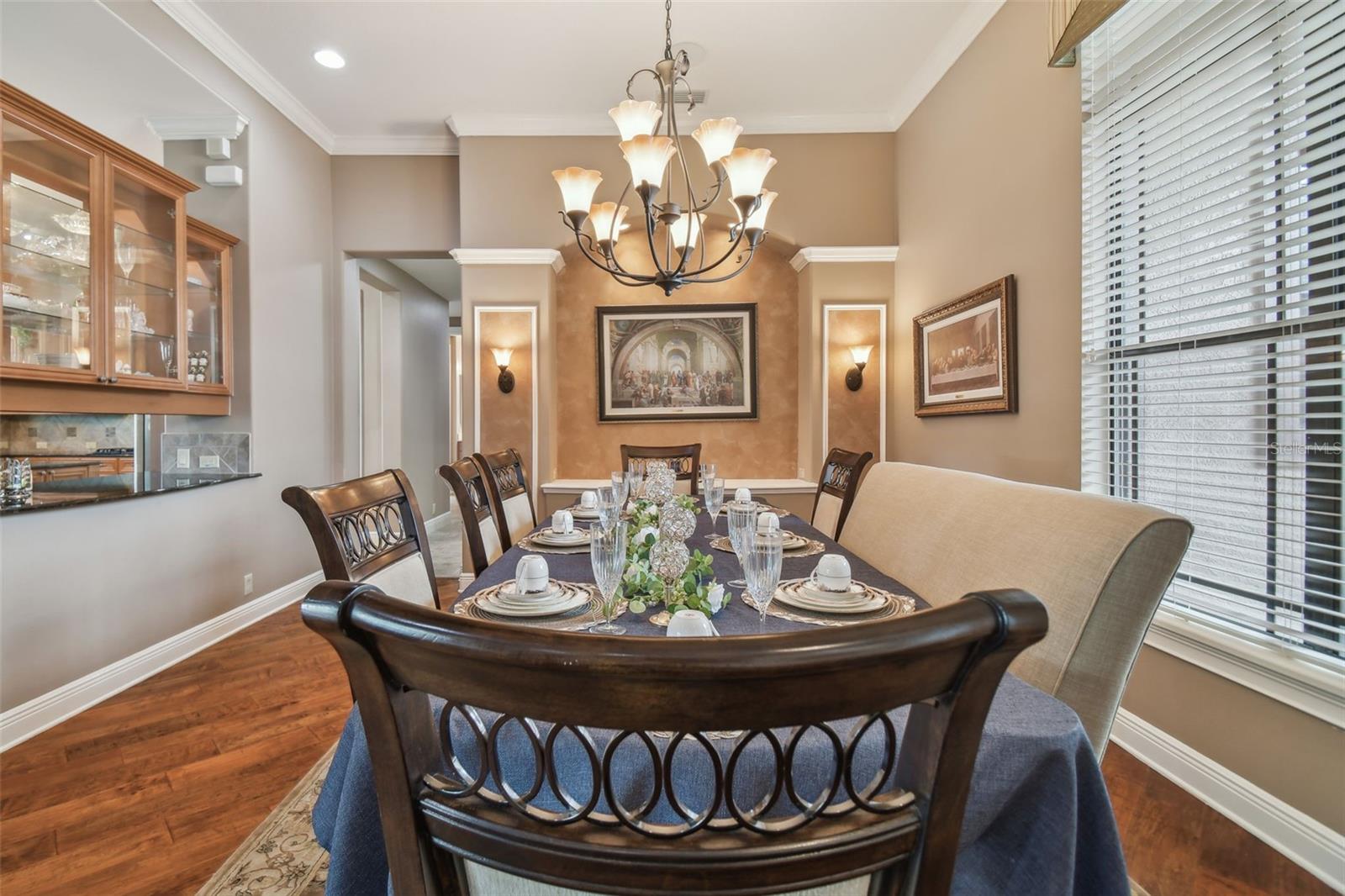 Formal dining room.