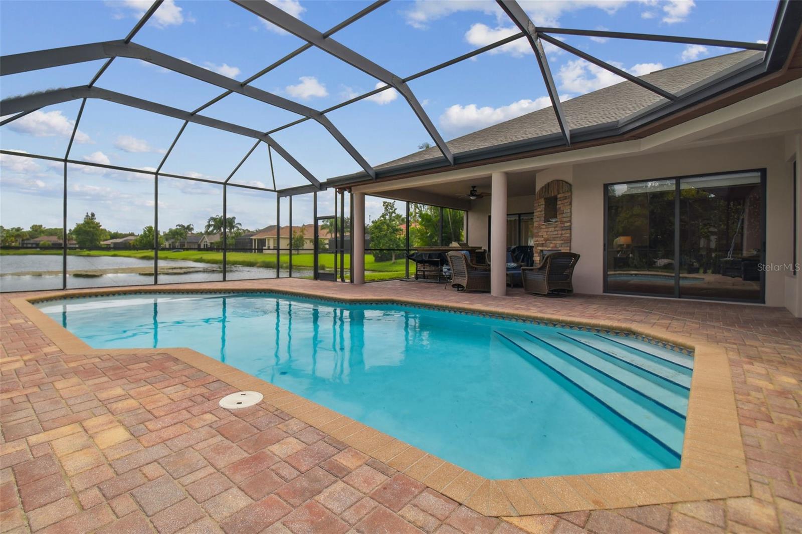 Sparkling heated pool!