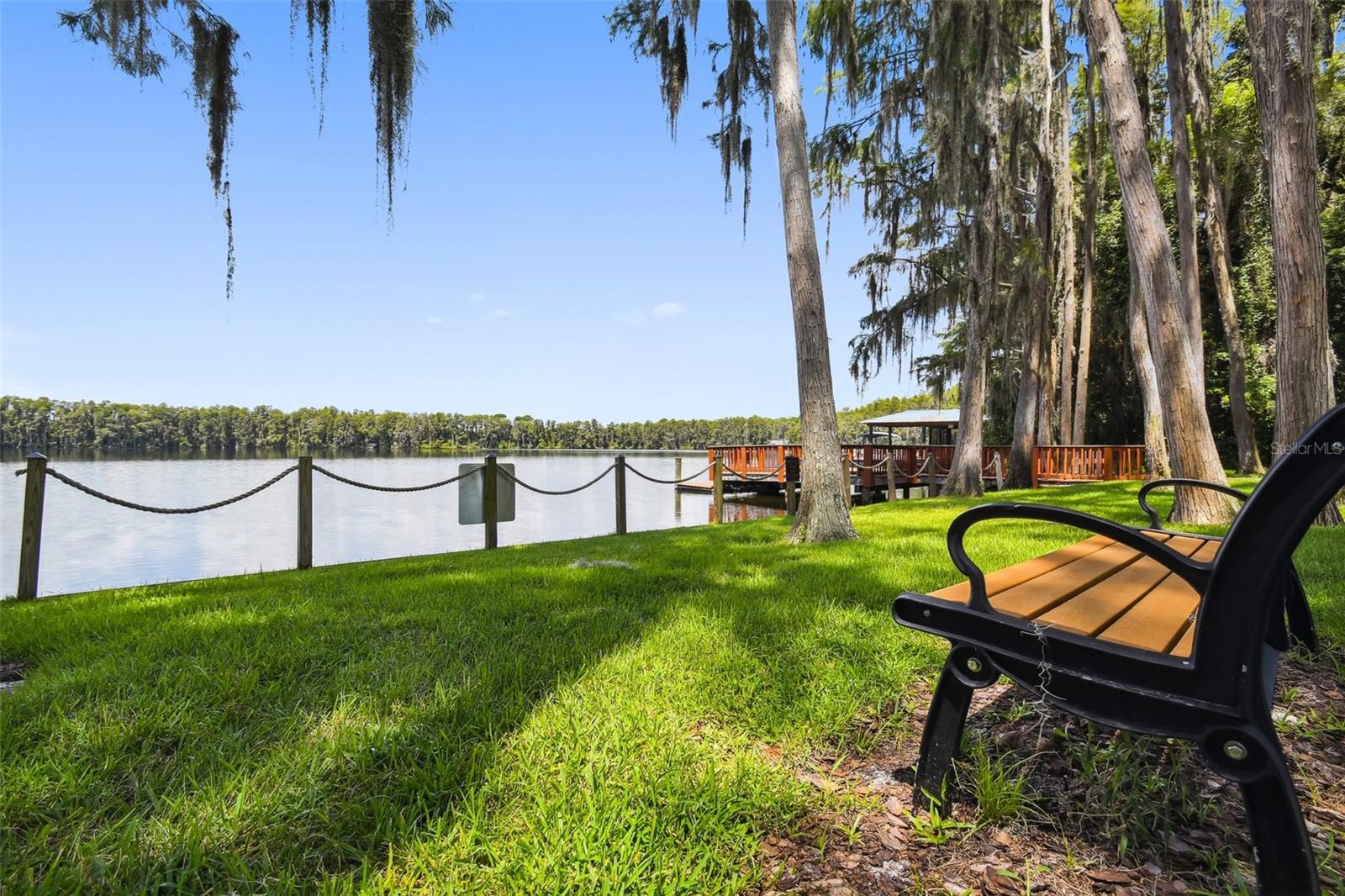 Enjoy sitting at the park with gorgeous lake views!