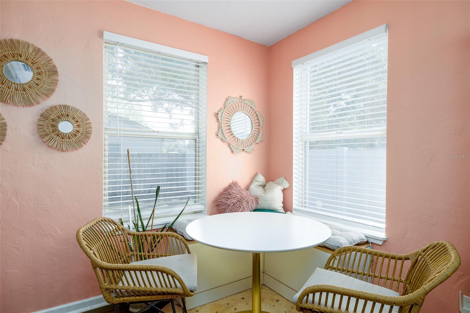 Eat in kitchen with natural bright light