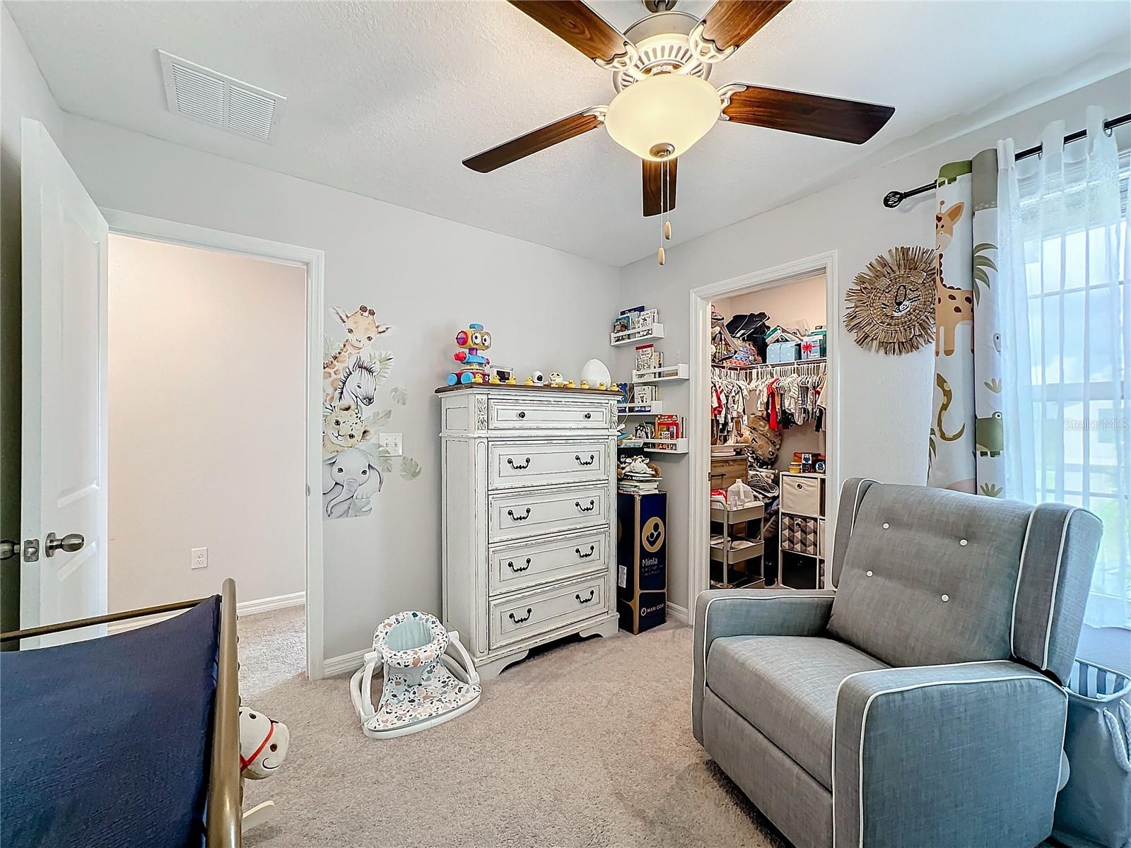 Bedroom 3 with Walk-In Closet