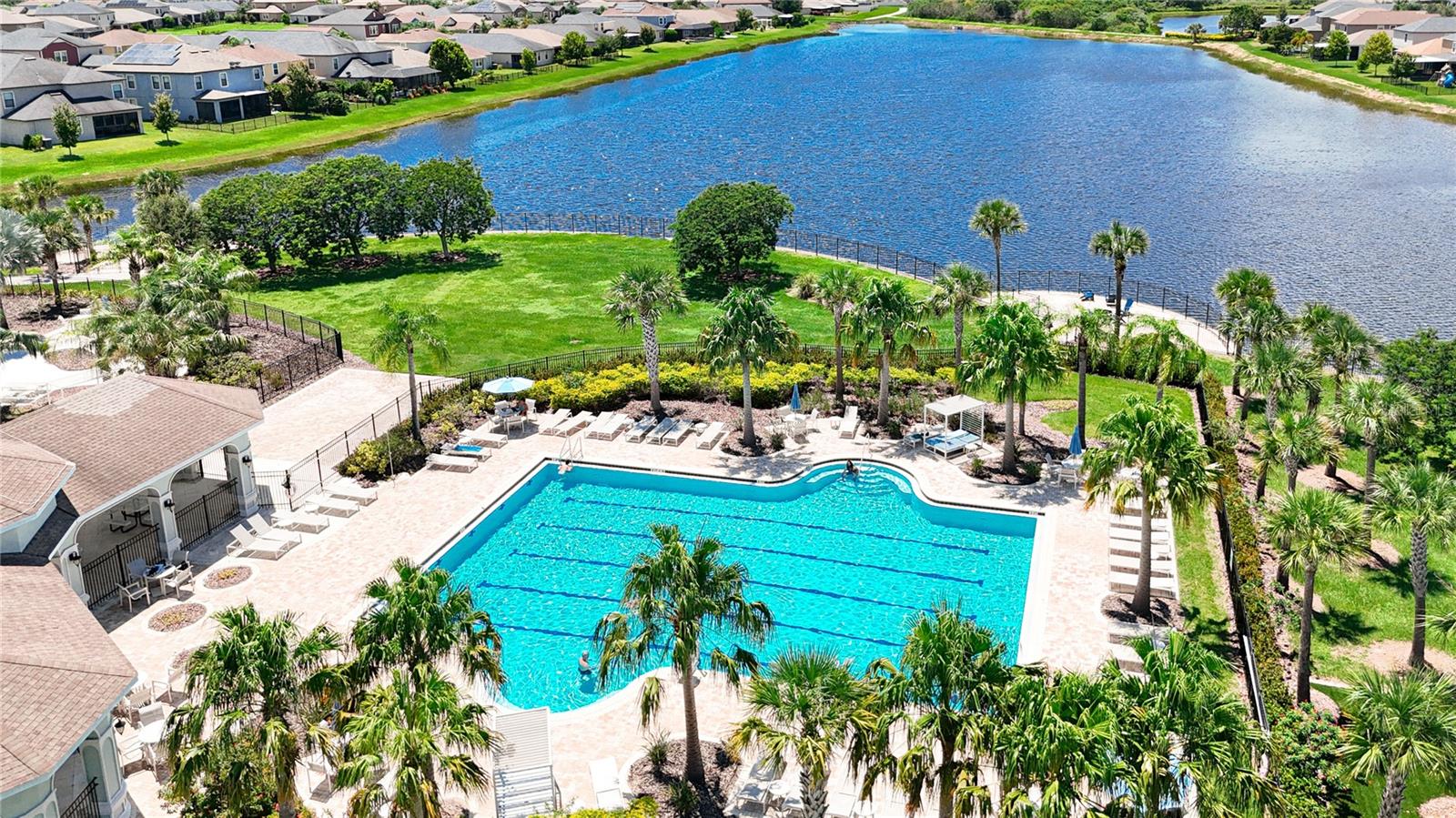 Community amenities include a resort style pool, lap pool, tennis courts, basketball court, walking trails, dog park, and a playground.