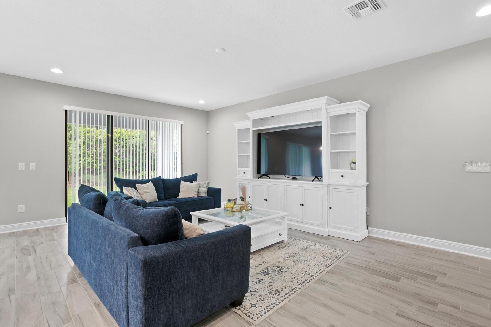 Ceramic tile flooring throughout the main living areas.