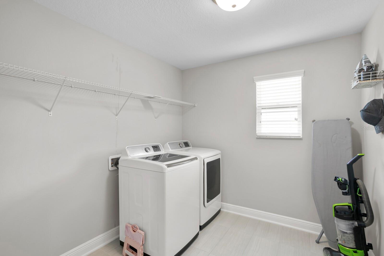 Laundry rooms on the first and second floor *shown on second floor here