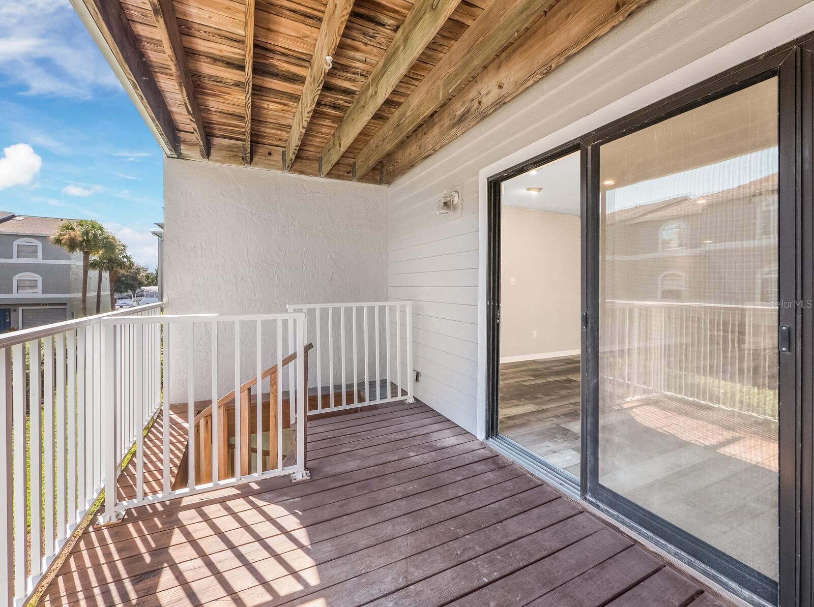 balcony off living room