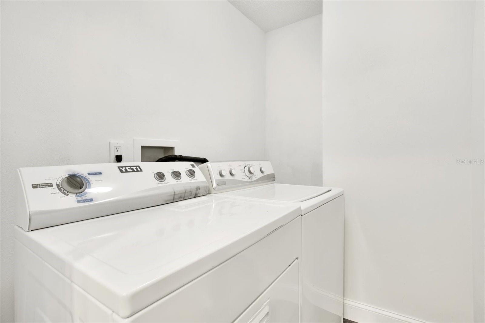 Washer and dryer in unit