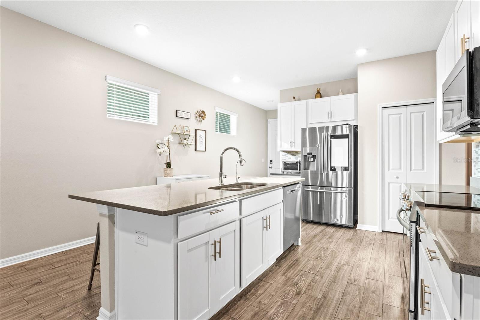 Kitchen is positioned in the middle of the floorplan with central location to all bedrooms.