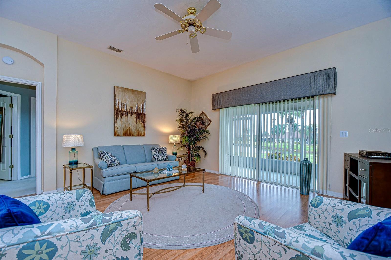 Great room with tranquil pond views!