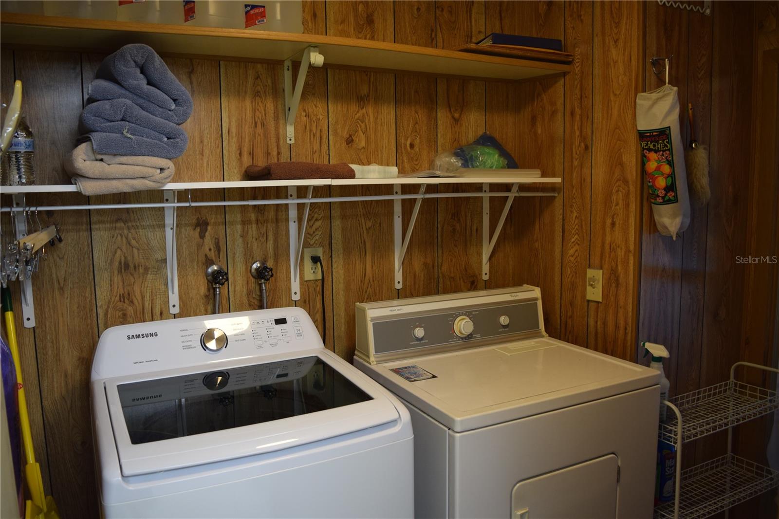 Inside laundry room