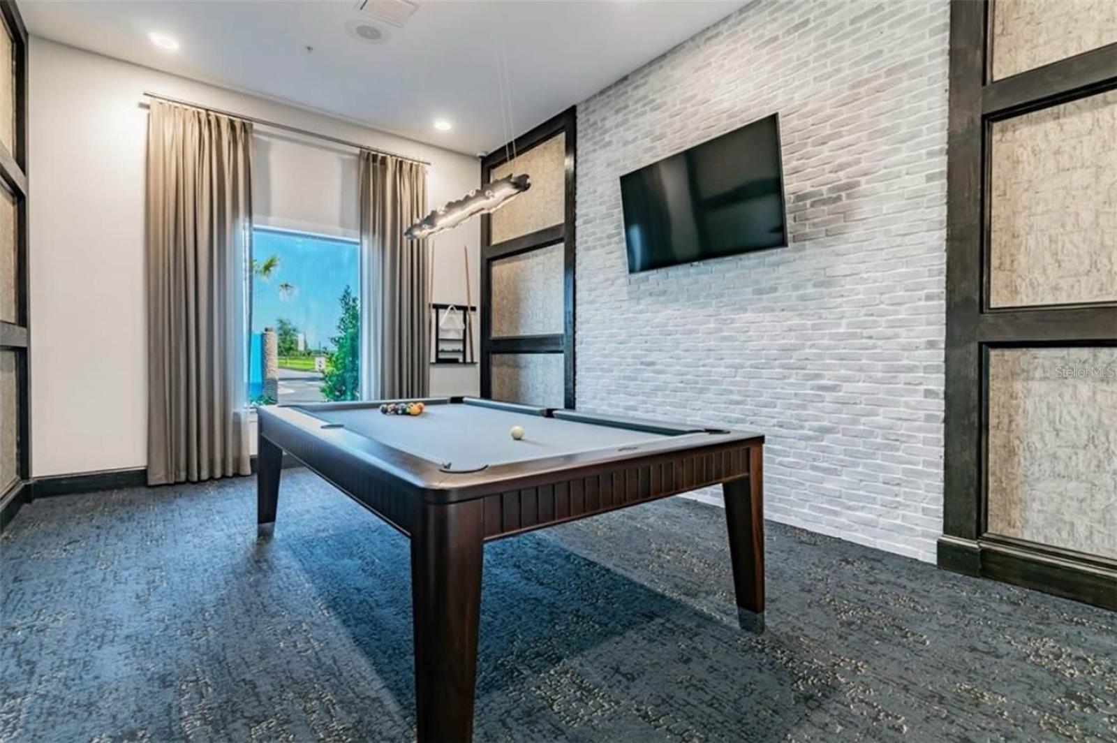 Billiard Room at Clubhouse