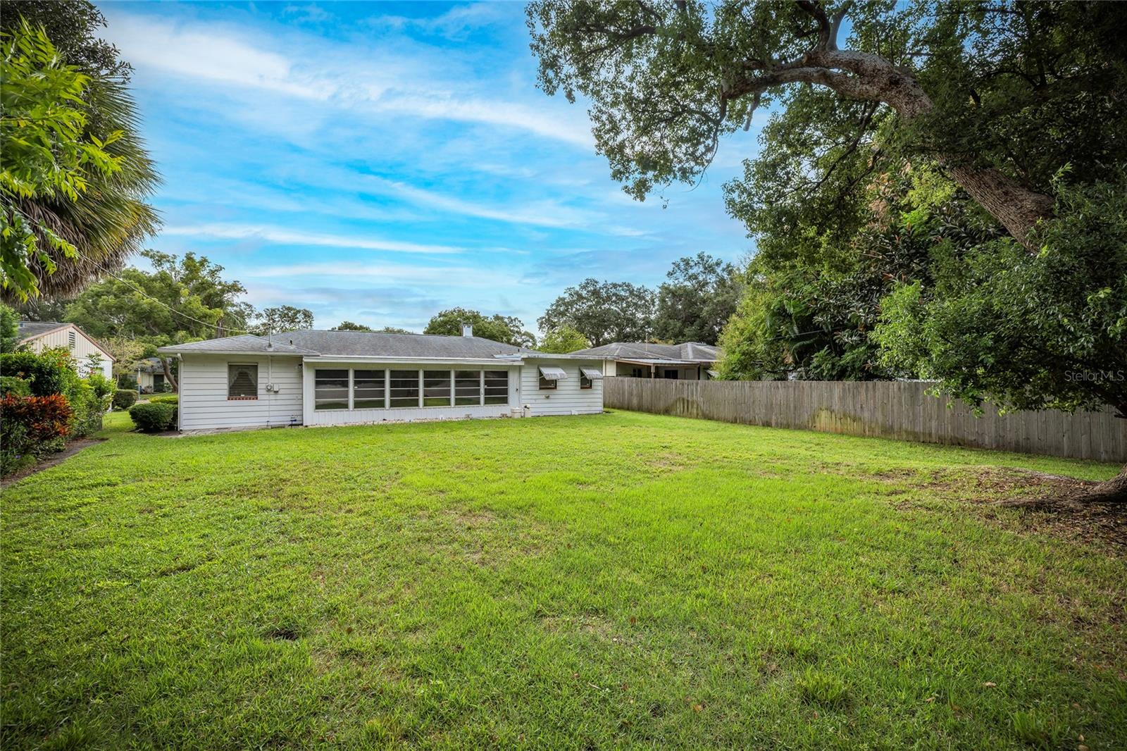 Large Back Yard