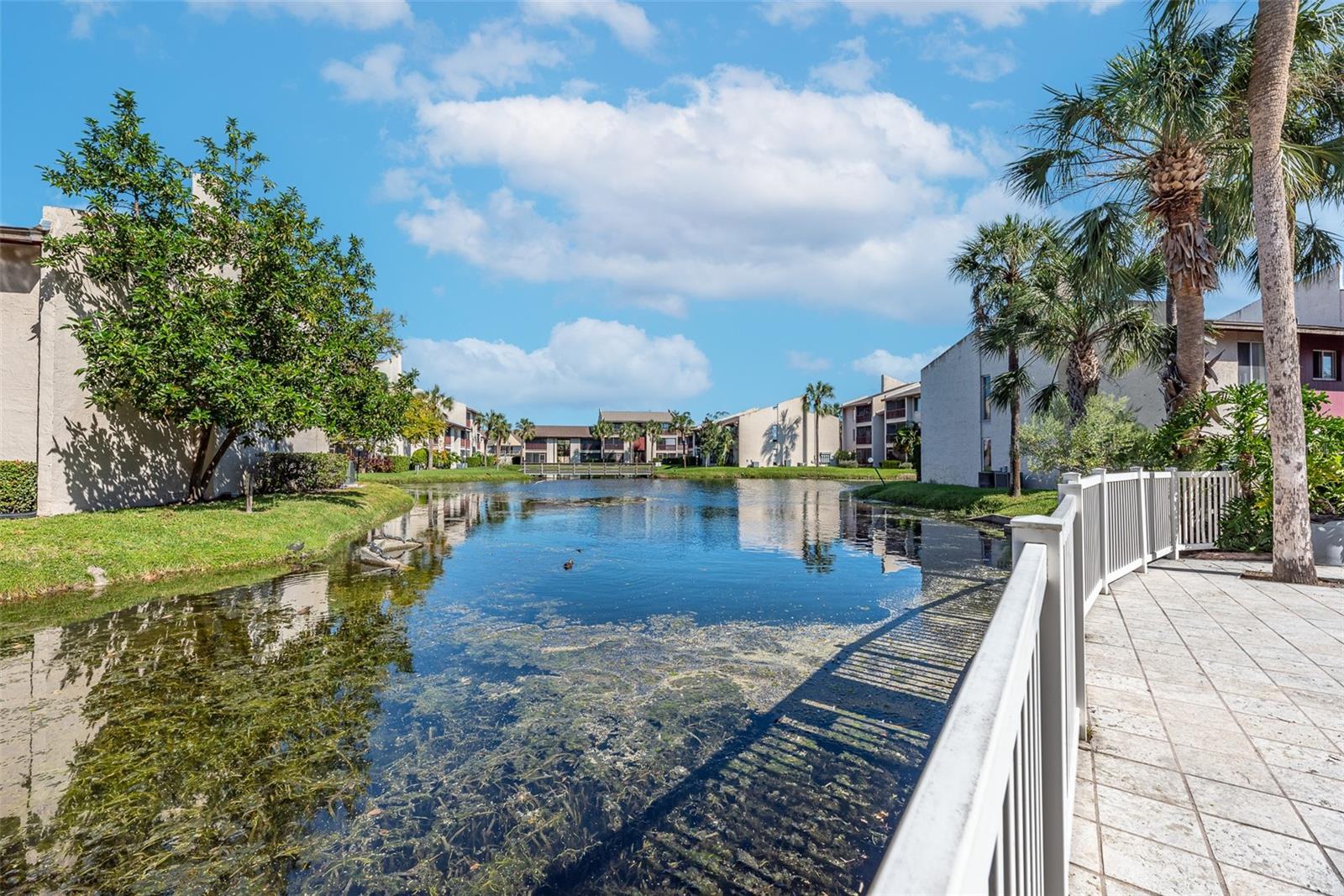 Tranquil lake views and a soothing fountain await your moments of quiet contemplation.