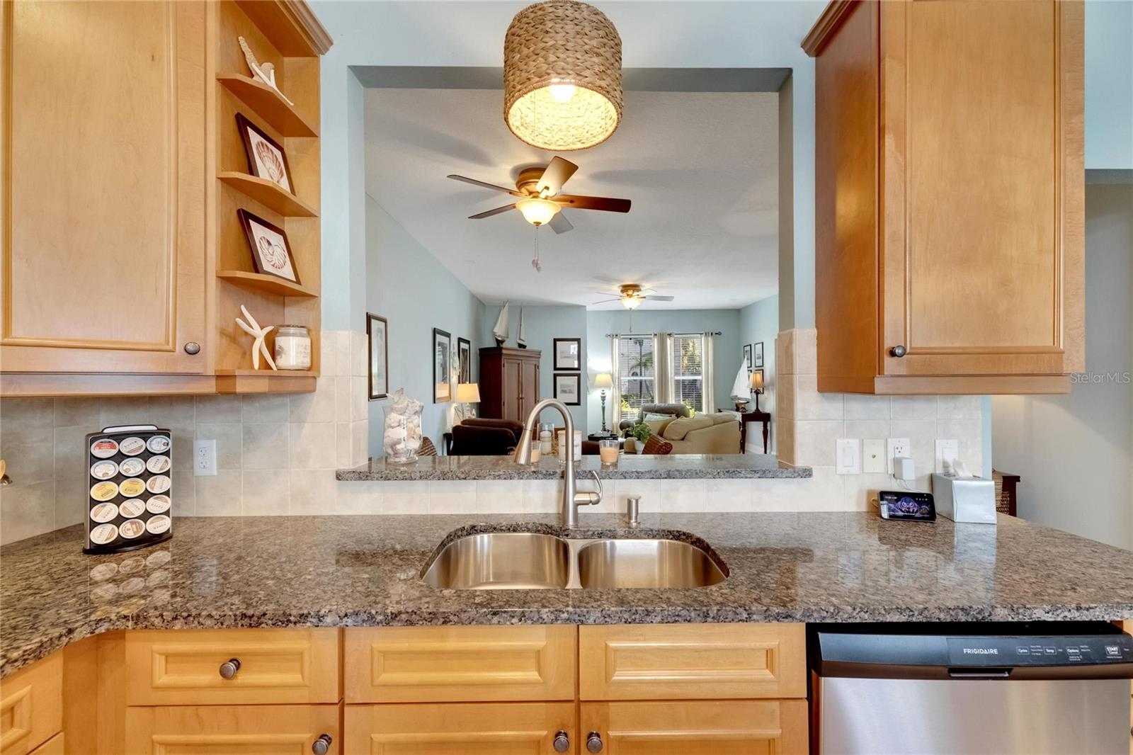 Kitchen w/Pass Thru to Dining Area