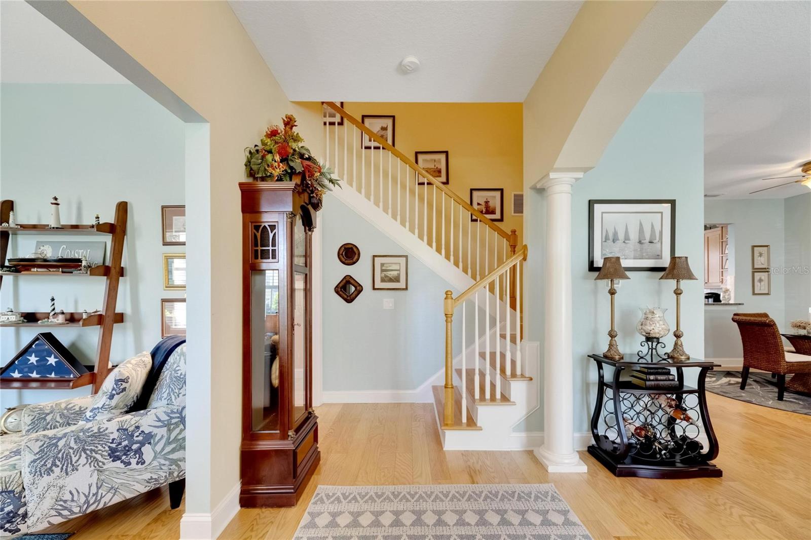 Interior Foyer Stairwell View