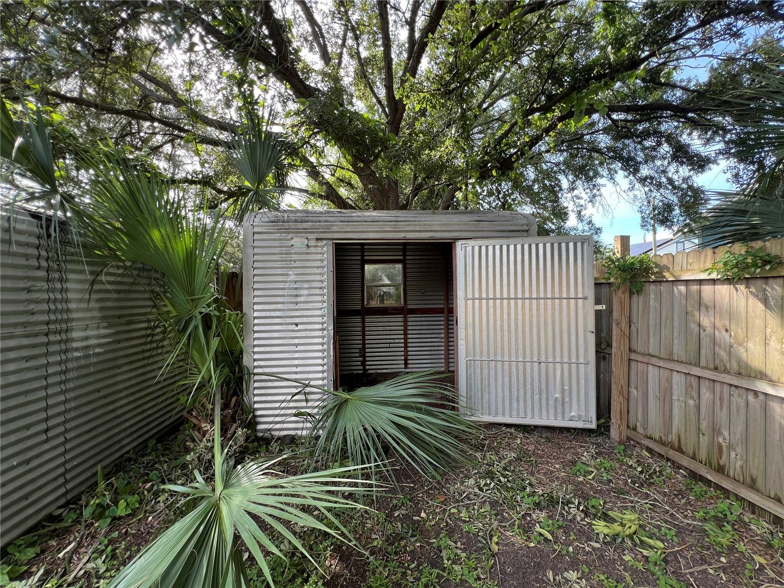 Two sheds