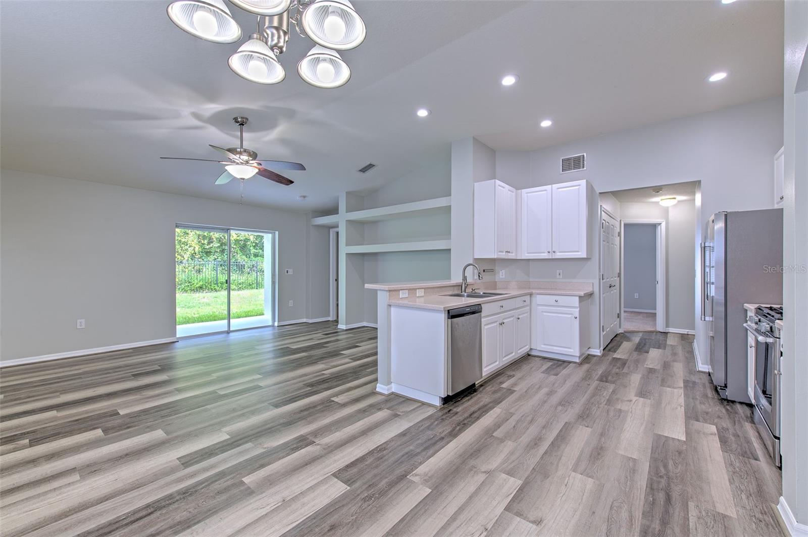 Kitchen Dining and Family Room