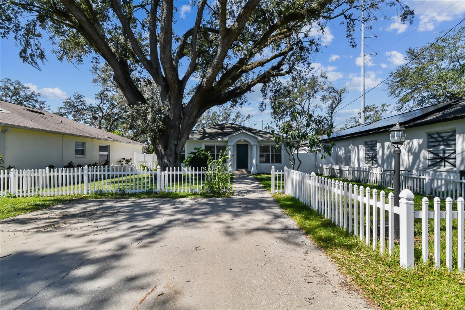 Front with parking pad view