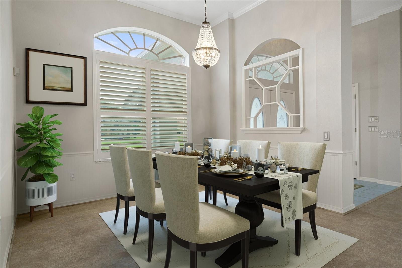 DINING ROOM VIRTUALLY STAGED