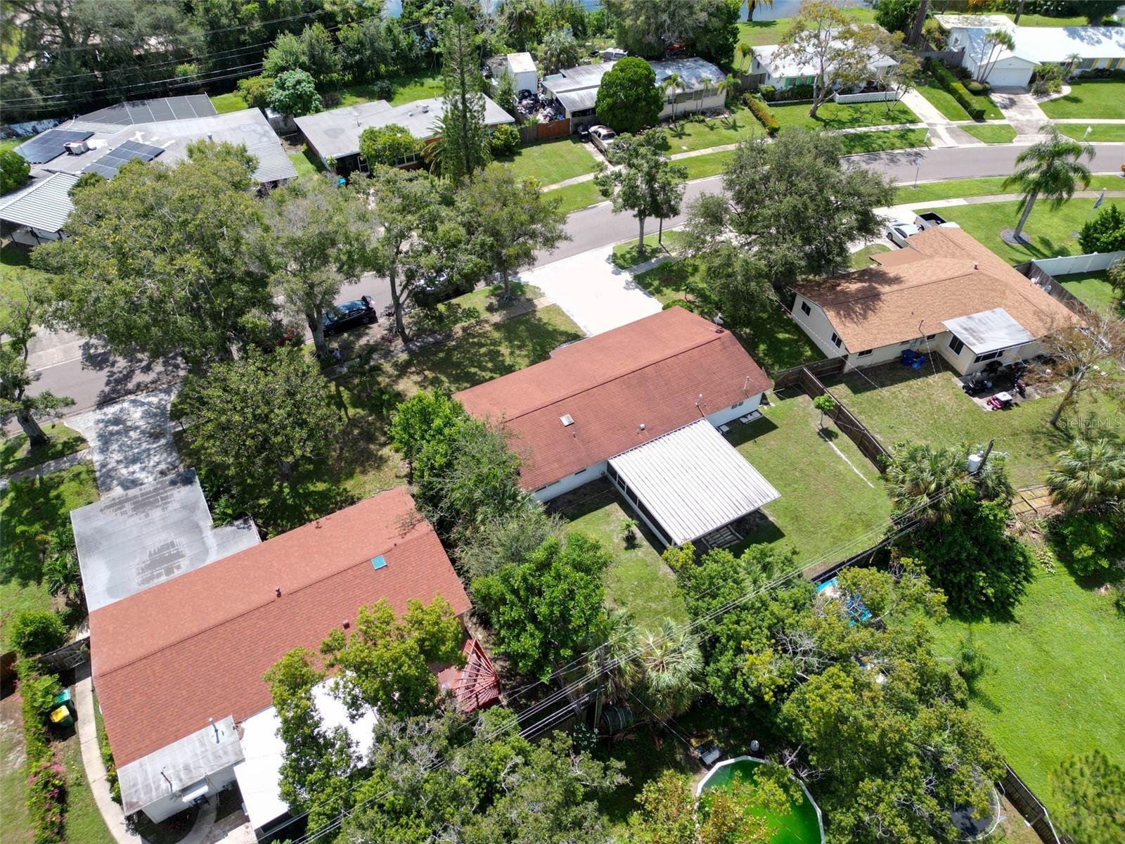 Backyard Aerial View