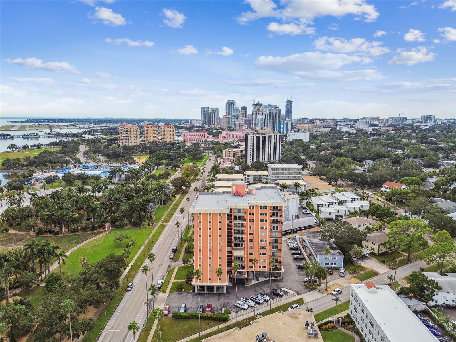 View from North to downtown