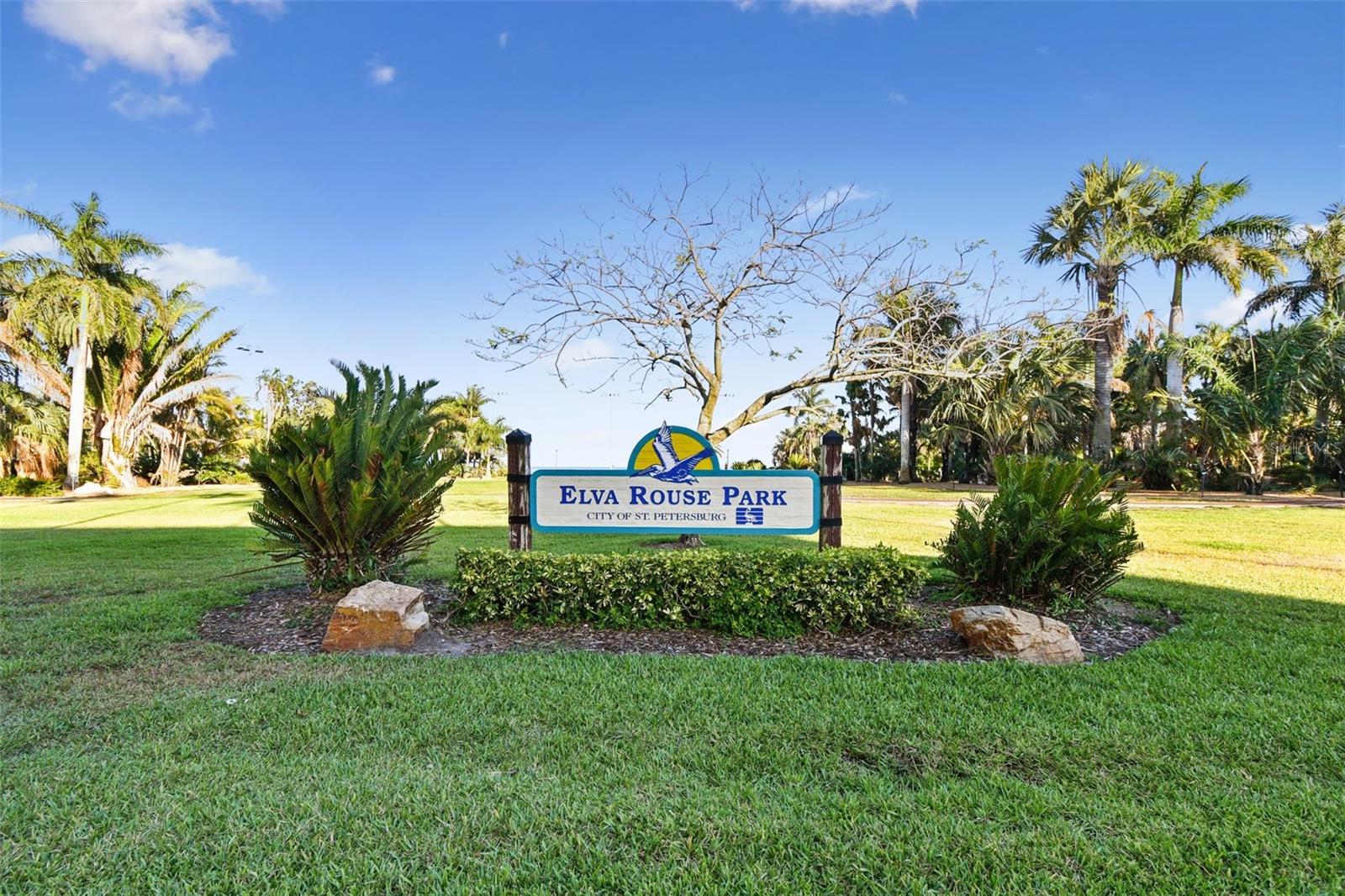 Park across the street with the city beach and beach volleyball courts