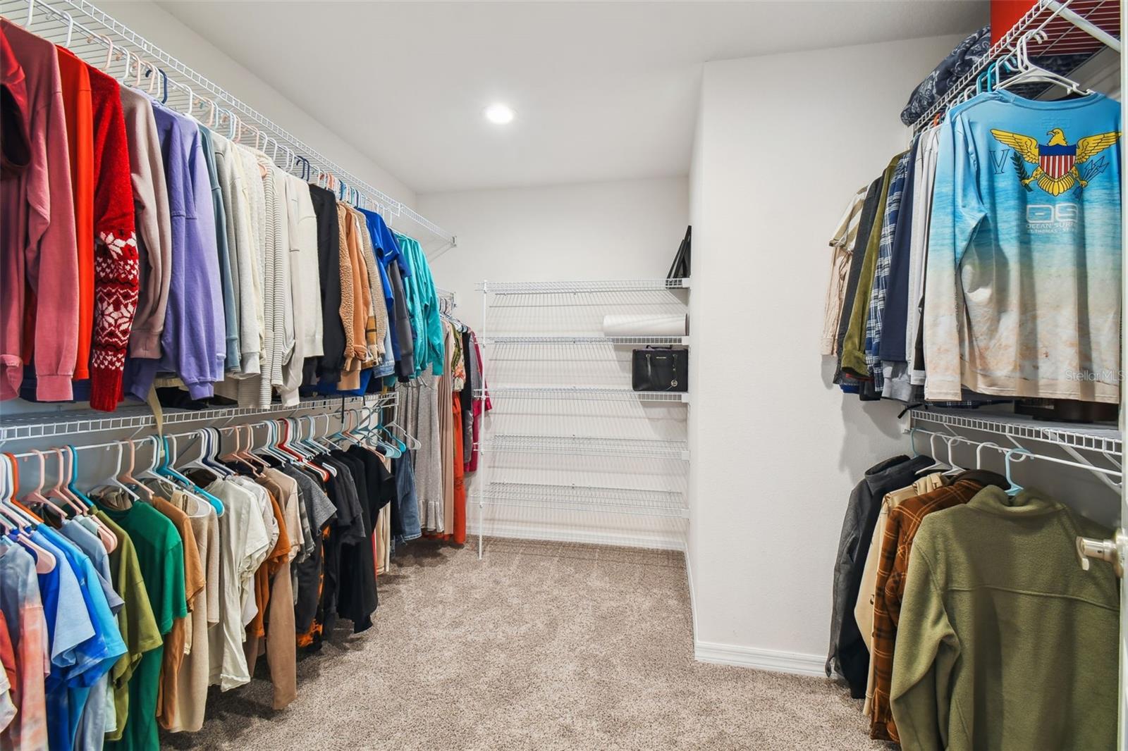 Primary closet