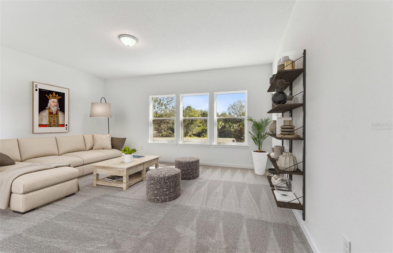 Virtually Staged - Spacious Loft