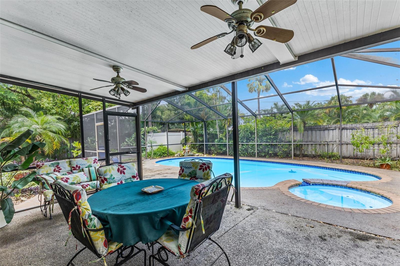 Covered Patio Area