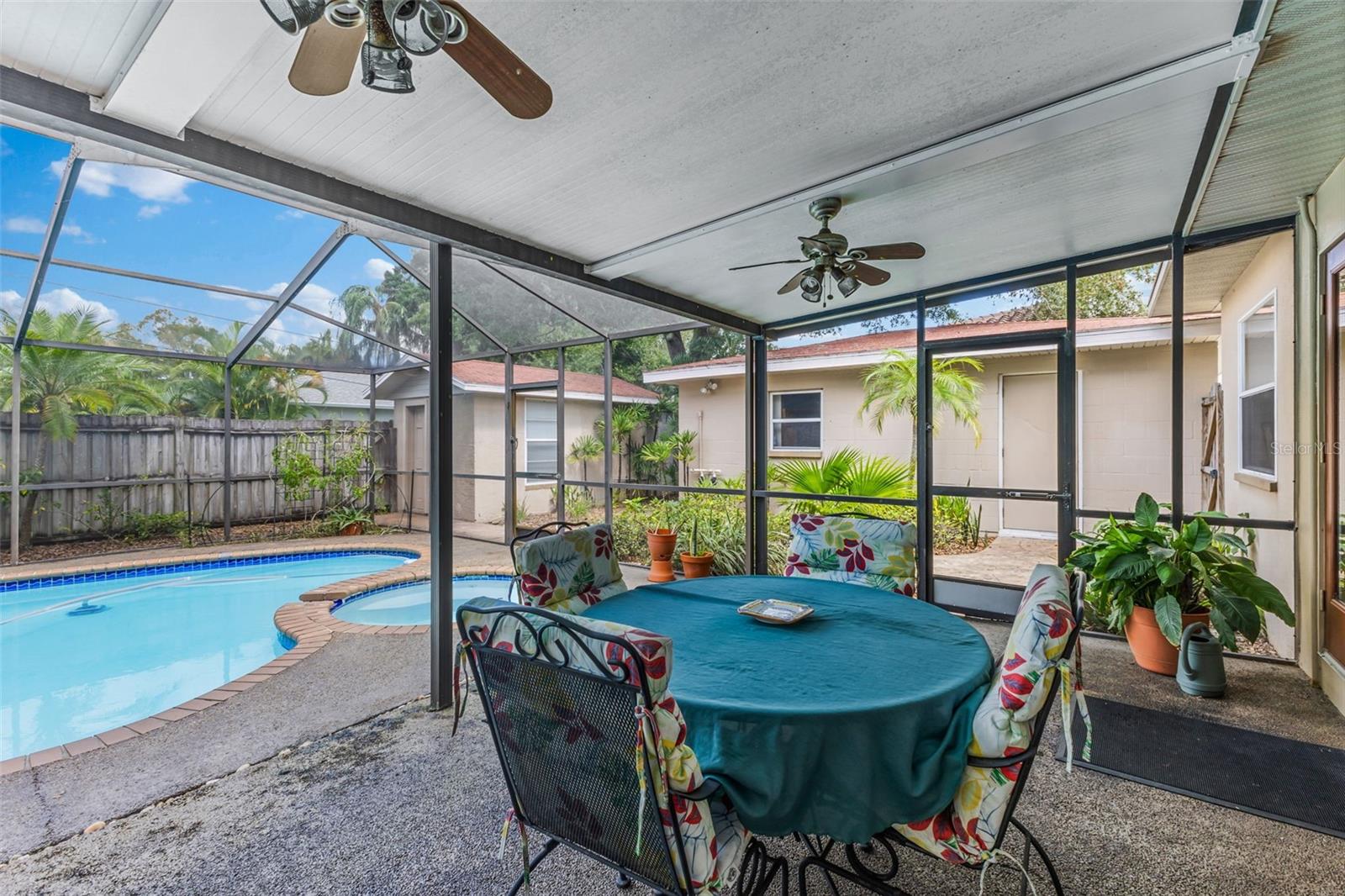 Covered Patio Area