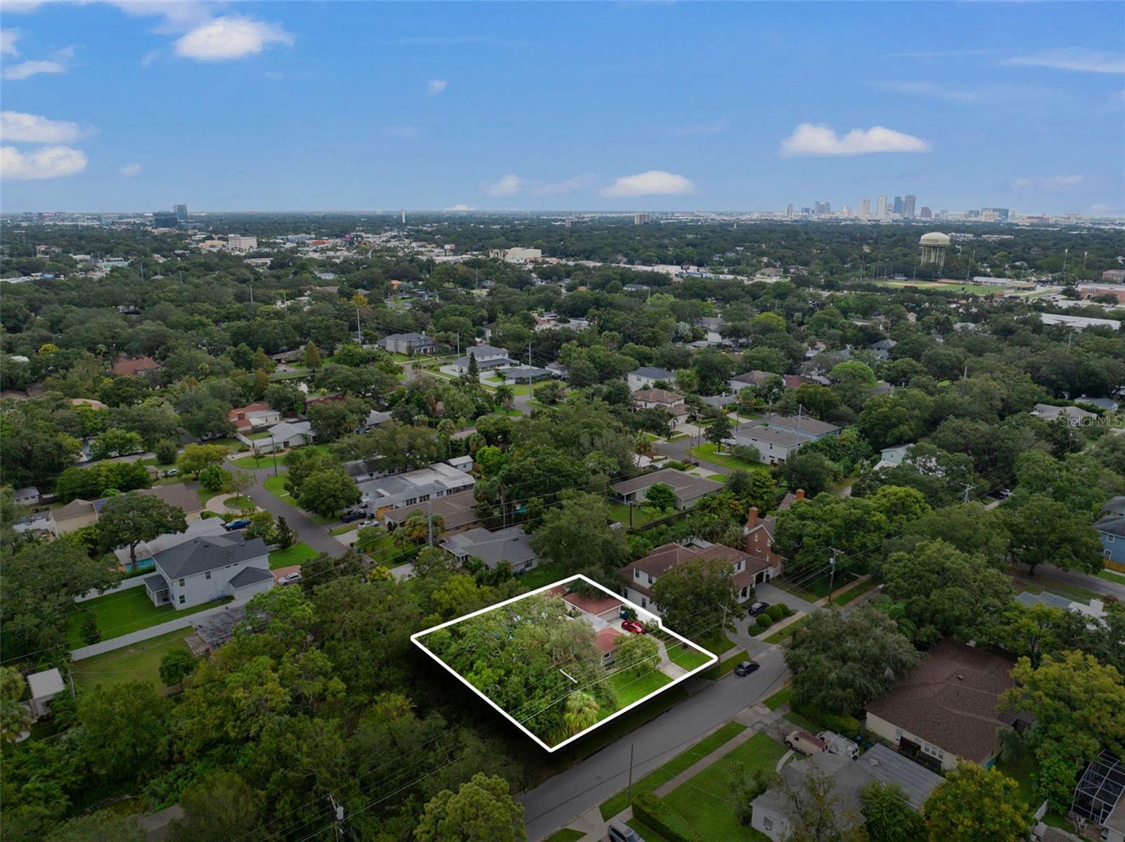 Aerial View of Lot