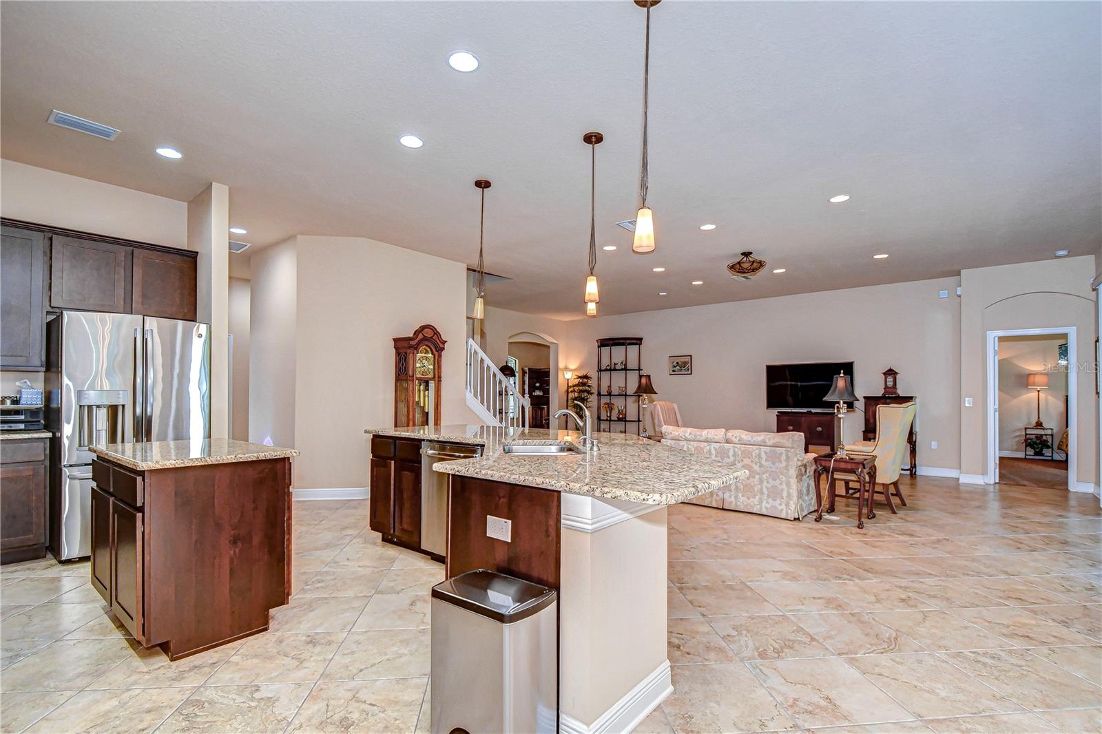 Spacious pantry, granite countertops, and an abundance of counter space!