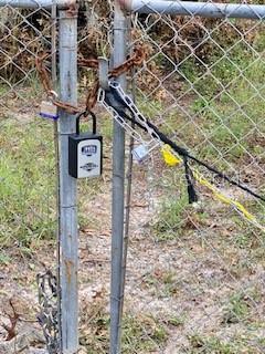 lock box on gate