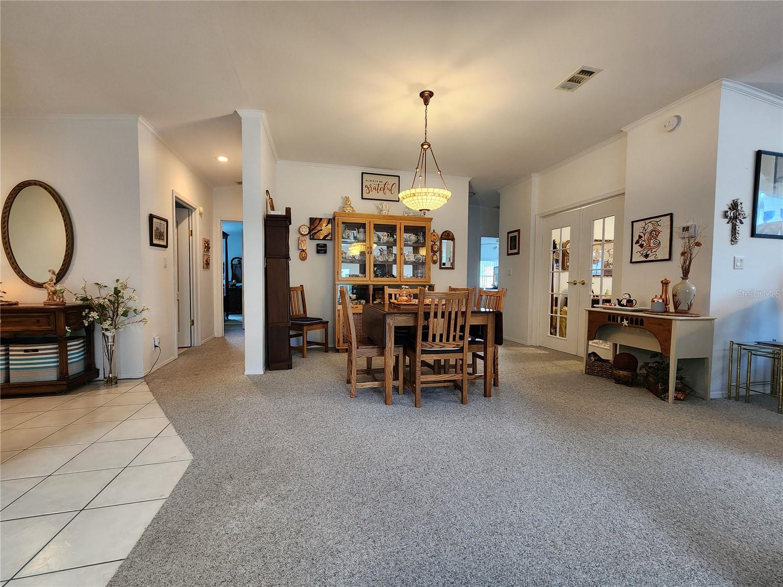 Dining area.