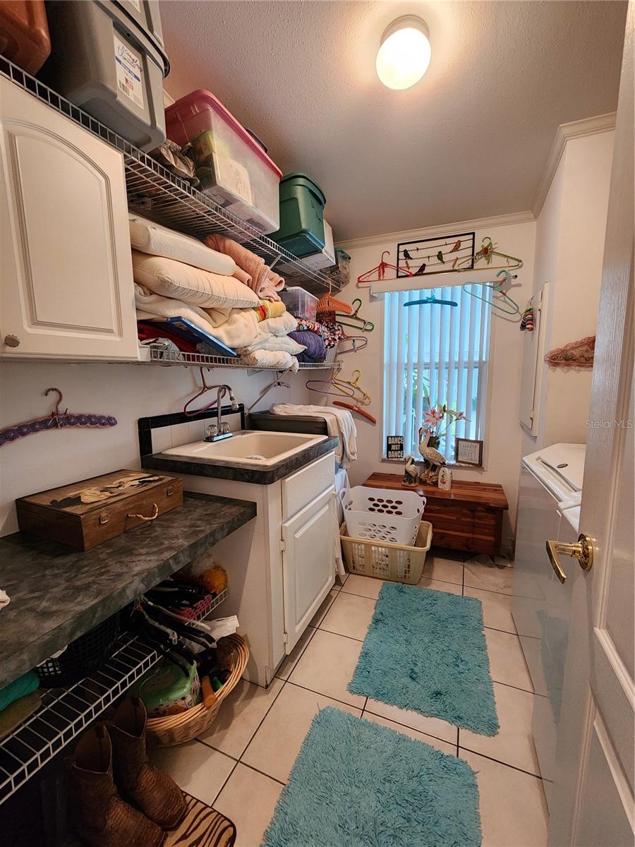 Laundry room.