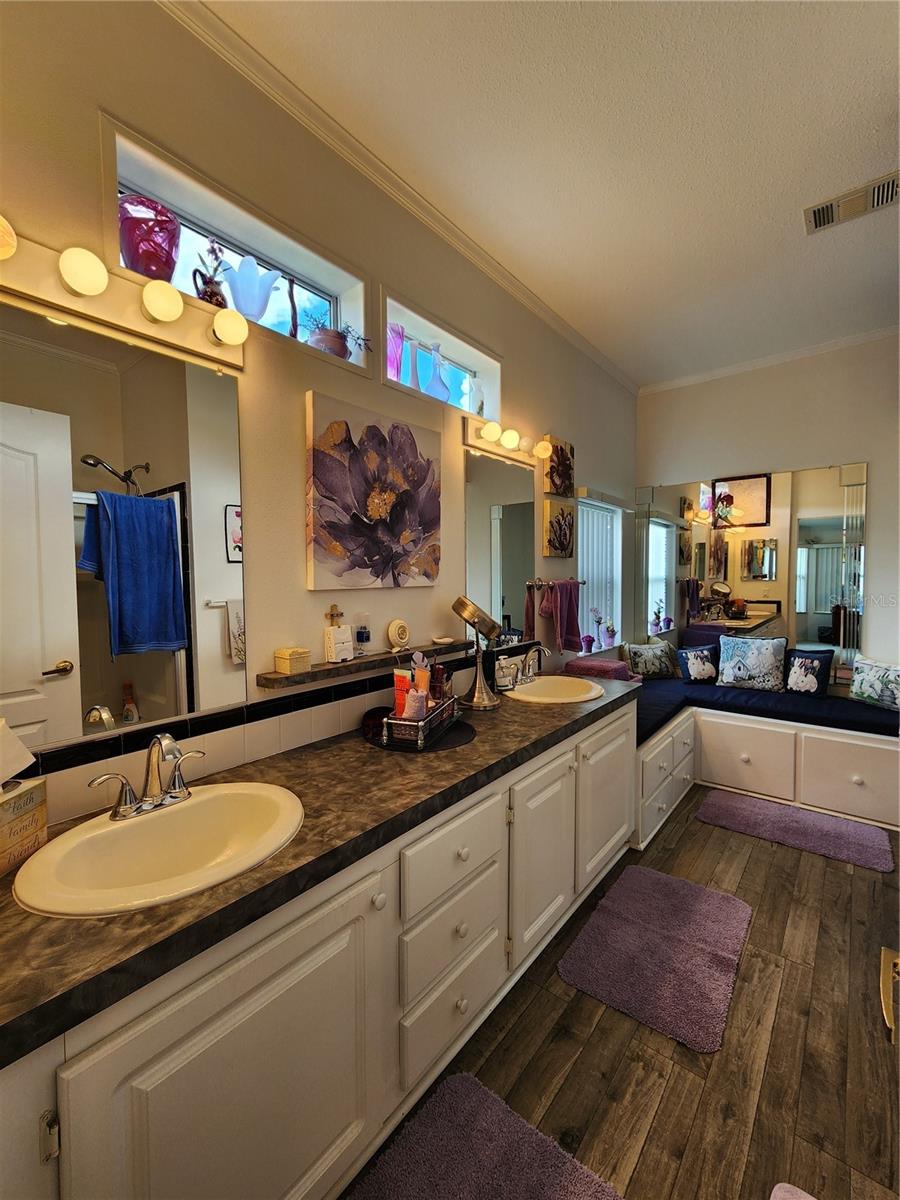 In-suite bathroom.