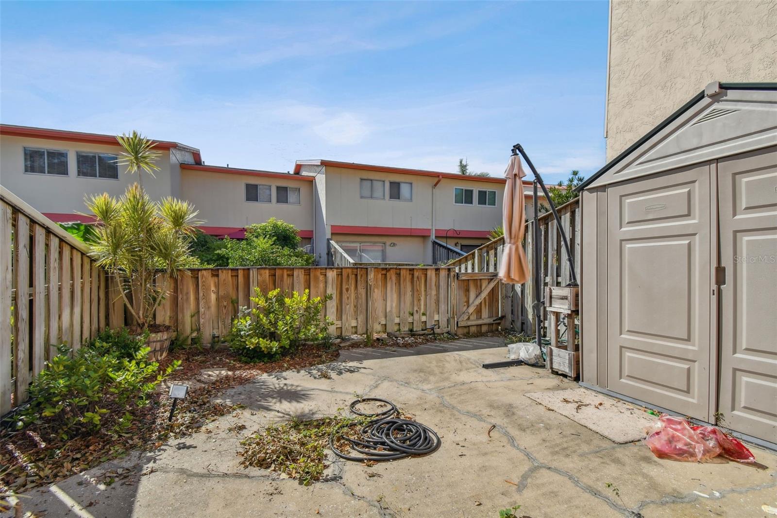 Private Back Patio