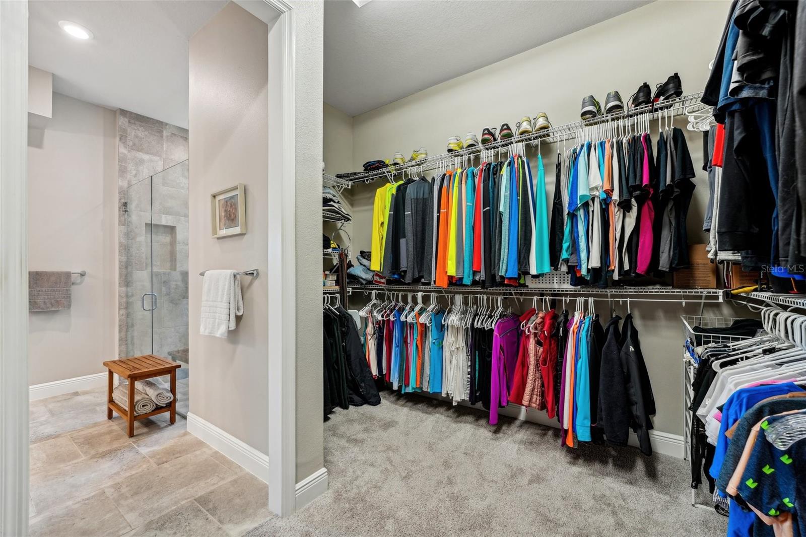 massive closet!