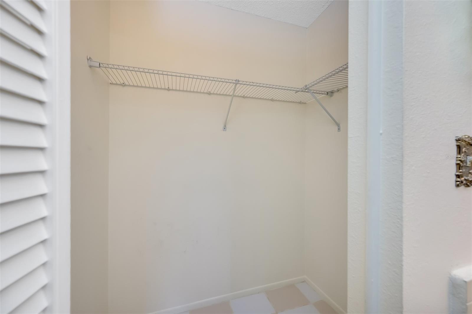 Walk in closet also located in primary ensuite bathroom