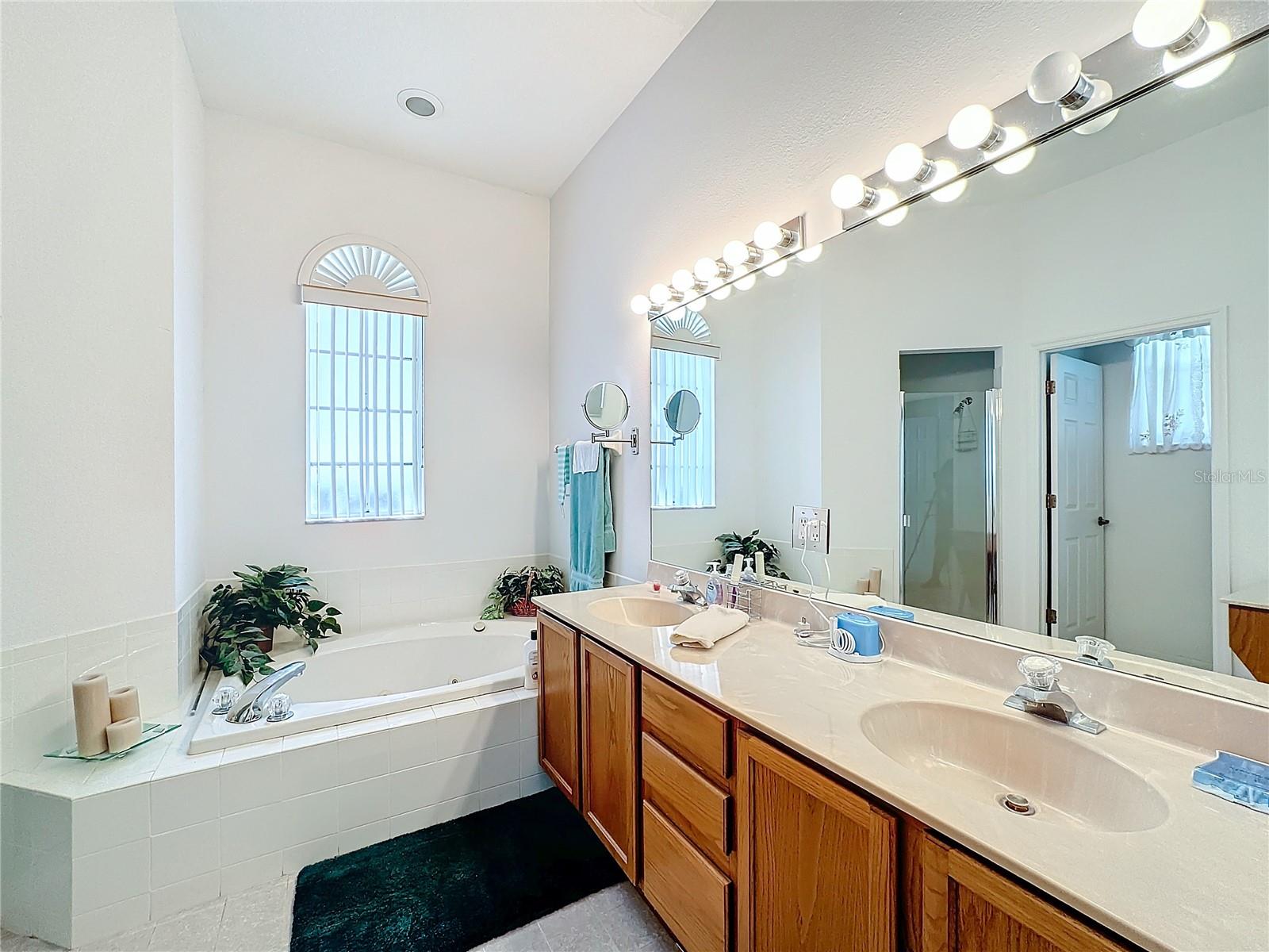 Primary Bathroom with double vanity