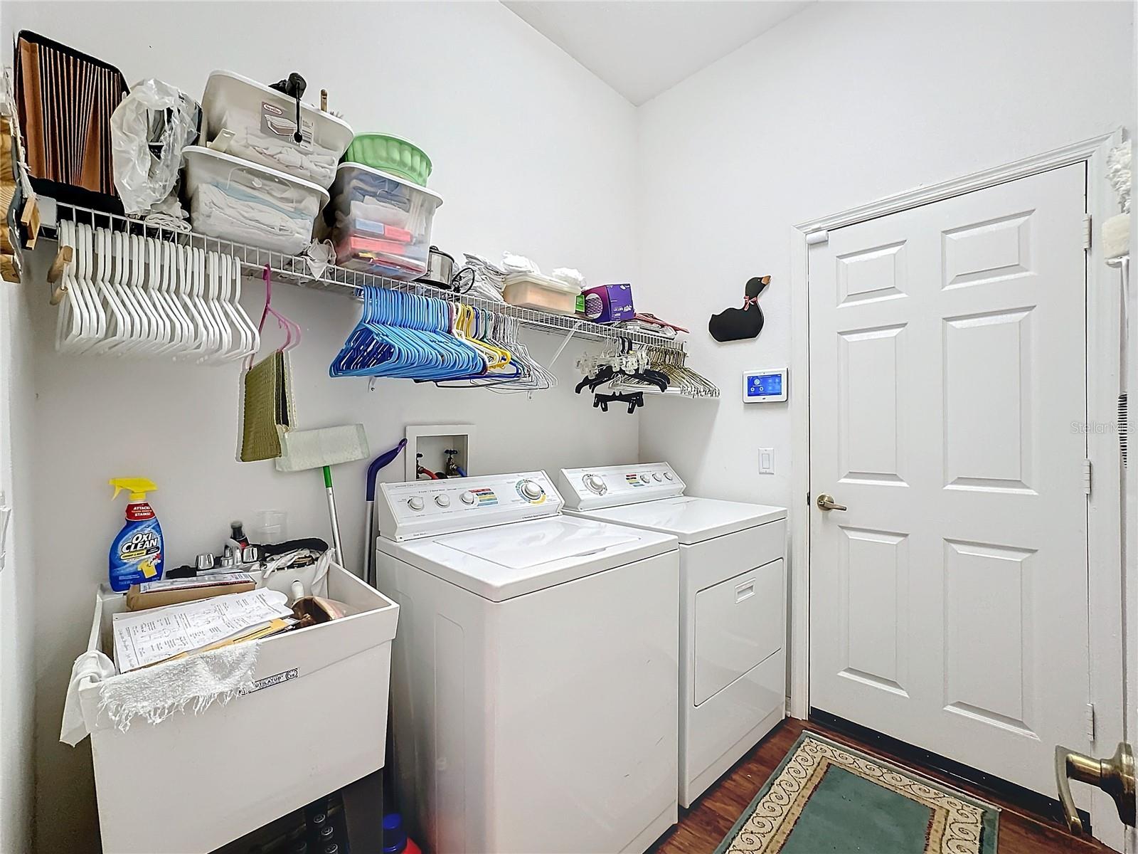 Laundry with sink